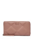 Calvin Klein Portofel Mare de Damă Re-Lock Quilt Za Wallet Lg K60K610774 Roz - Pled.ro