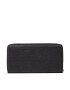 Calvin Klein Portofel Mare de Damă Re-Lock Slim Z/A Wallet Lg Perf K60K609485 Negru - Pled.ro