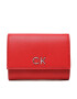 Calvin Klein Portofel Mare de Damă Re-Lock Trifold Md K60K608994 Roșu - Pled.ro