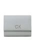 Calvin Klein Portofel Mare de Damă Re-Lock Trifold Md Pbl K60K609492 Albastru - Pled.ro