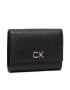 Calvin Klein Portofel Mare de Damă Re-Lock Trifold Md Pbl K60K609492 Negru - Pled.ro