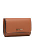 Calvin Klein Portofel Mic de Damă Ck Must Trifold Sm K60K607251 Maro - Pled.ro