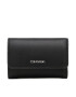 Calvin Klein Portofel Mic de Damă Ck Must Trifold Sm K60K607251 Negru - Pled.ro