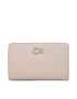 Calvin Klein Portofel pentru femei Re-Lock Bifold French Wallet K60K608992 Gri - Pled.ro