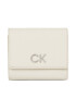 Calvin Klein Portofel pentru femei Re-Lock Trifold Xs K60K611094 Écru - Pled.ro