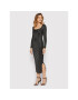 Calvin Klein Rochie cocktail Lurex Knit K20K203418 Negru Slim Fit - Pled.ro