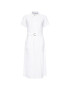 Calvin Klein Rochie tip cămașă K20K202954 Alb Regular Fit - Pled.ro