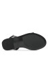 Calvin Klein Sandale Almond Sandal W/Hw HW0HW01483 Negru - Pled.ro