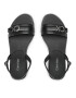 Calvin Klein Sandale Almond Sandal W/Hw HW0HW01483 Negru - Pled.ro