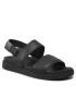 Calvin Klein Sandale Back Strap Sandal Lth HM0HM00946 Negru - Pled.ro