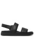 Calvin Klein Sandale Back Strap Sandal Lth HM0HM00946 Negru - Pled.ro