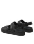 Calvin Klein Sandale Back Strap Sandal Lth HM0HM00946 Negru - Pled.ro