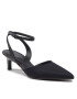 Calvin Klein Sandale Kit H Mule W Ankl Strap 50 HW0HW01312 Negru - Pled.ro