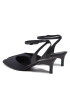 Calvin Klein Sandale Kit H Mule W Ankl Strap 50 HW0HW01312 Negru - Pled.ro