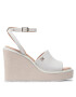 Calvin Klein Sandale Wedge 70 Arch Stit-Jq HW0HW01129 Alb - Pled.ro