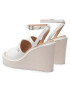 Calvin Klein Sandale Wedge 70 Arch Stit-Jq HW0HW01129 Alb - Pled.ro