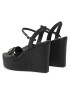 Calvin Klein Sandale Wedge 70Hh HW0HW01485 Negru - Pled.ro