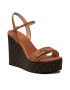 Calvin Klein Sandale Wedge Sndl 70W Hdw HW0HW00828 Maro - Pled.ro