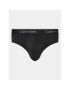 Calvin Klein Set 3 perechi de slipuri Hip Brief 3Pk 000NB2568A Negru - Pled.ro