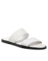 Calvin Klein Șlapi Almond Flat 2Bar Slide HW0HW01134 Alb - Pled.ro