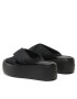 Calvin Klein Șlapi Bubble Slide - Woven HW0HW01468 Negru - Pled.ro