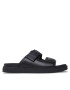 Calvin Klein Șlapi Double Strap Sandal HM0HM00945 Negru - Pled.ro