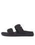 Calvin Klein Şlapi Double Strap Mix HM0HM01024 Negru - Pled.ro