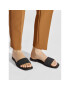 Calvin Klein Șlapi Squared Flat Slide He HW0HW00817 Negru - Pled.ro