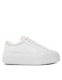 Calvin Klein Sneakers Bubble Cupsole Lace Up HW0HW01778 Alb - Pled.ro