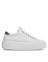 Calvin Klein Sneakers Bubble Cupsole Lace Up HW0HW01861 Alb - Pled.ro