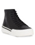 Calvin Klein Sneakers High Top Lace Up HM0HM01165 Negru - Pled.ro