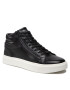 Calvin Klein Sneakers High Top Lace Up W/Zip HM0HM00313 Negru - Pled.ro