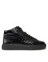 Calvin Klein Sneakers High Top Lace Up W/Zip Mono HM0HM01276 Negru - Pled.ro