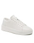 Calvin Klein Sneakers Low Top Lace Up Lth HM0HM00930 Alb - Pled.ro