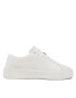 Calvin Klein Sneakers Low Top Lace Up Lth HM0HM00930 Alb - Pled.ro