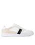 Calvin Klein Sneakers Low Top Lace Up Mix HM0HM00491 Alb - Pled.ro