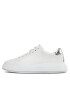 Calvin Klein Sneakers Raised Cupsole Lace Up Lth Bt HW0HW02005 Alb - Pled.ro