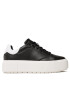 Calvin Klein Sneakers Squared Flatform Cupsole Lace Up HW0HW01775 Negru - Pled.ro