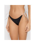 Calvin Klein Swimwear Bikini partea de jos Cheeky Side Tie KW0KW01296 Negru - Pled.ro