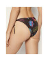 Calvin Klein Swimwear Bikini partea de jos Cheeky String Side Tie-Prt KW0KW01039 Negru - Pled.ro