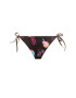 Calvin Klein Swimwear Bikini partea de jos Cheeky String Side Tie-Prt KW0KW01039 Negru - Pled.ro