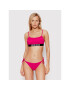 Calvin Klein Swimwear Bikini partea de jos KW0KW01724 Roz - Pled.ro