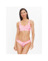 Calvin Klein Swimwear Bikini partea de jos KW0KW02124 Roz - Pled.ro