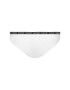 Calvin Klein Swimwear Bikini partea de jos Logo Tape KW0KW01275 Alb - Pled.ro