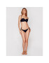 Calvin Klein Swimwear Bikini partea de jos String Side KW0KW01283 Negru - Pled.ro