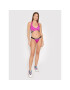 Calvin Klein Swimwear Bikini partea de sus KW0KW01460 Roz - Pled.ro