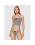 Calvin Klein Swimwear Bikini partea de sus KW0KW01744 Gri - Pled.ro