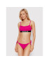 Calvin Klein Swimwear Bikini partea de sus KW0KW01851 Roz - Pled.ro