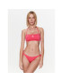 Calvin Klein Swimwear Bikini partea de sus KW0KW01972 Roz - Pled.ro