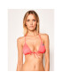 Calvin Klein Swimwear Bikini partea de sus Triangle KW0KW00921 Roz - Pled.ro